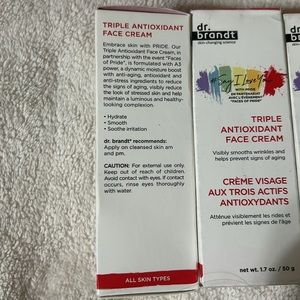 NIB Dr. Brandt Triple Antioxidant Face Cream, 1.7 OZ.